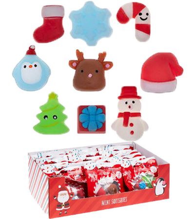 Jingle Joy 3 Pack Christmas Mini Squishies