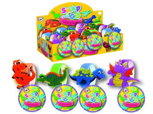 Wholesale Pocket Money Toys | Dino & Dragon Snap Bands