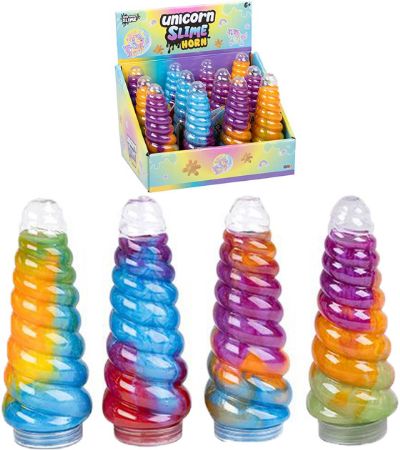 12x Mad About Slime Unicorn Slime Horns In Counter Display Unit