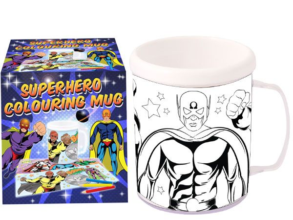 Superhero Colouring Mug