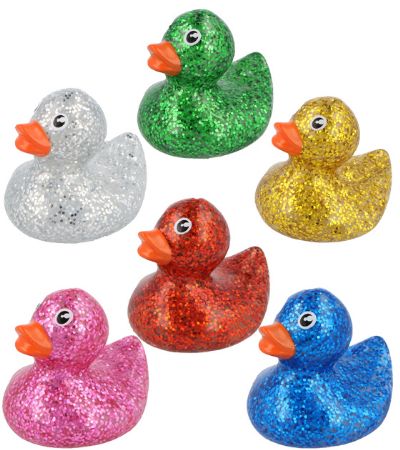12x Mini Glitter 5cm In Assorted Colours