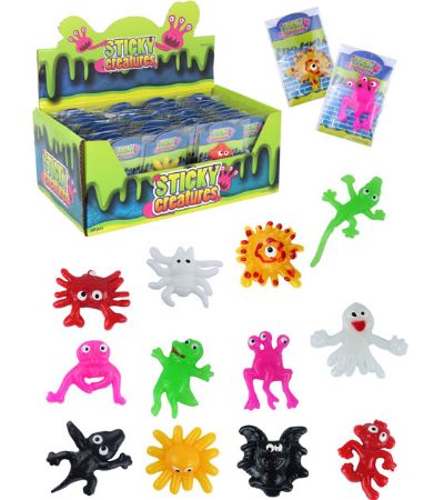 Display Of 60x Assorted Squishy Creatures | T51225