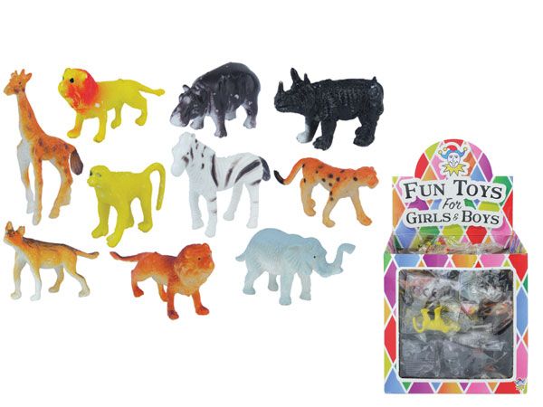 84x Jungle Animal Figures In Assorted Designs | T65148