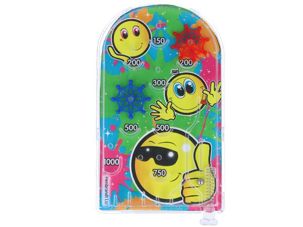 12x Smiley Face Pinball Puzzle Game, 12cm | T65285