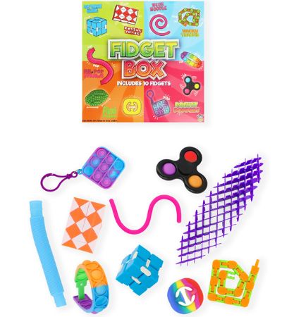 Bumper Box Of 10 Fidget Toys