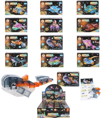 12x Crystal Seaworld Blocks Kit In Counter Display