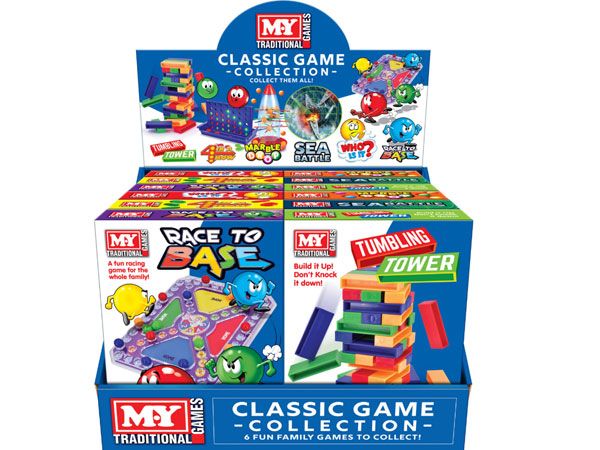 12x MY Traditional Classic Game Collection, 6 Assorted Designs