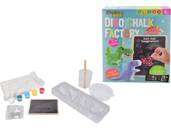 Kreative Kids Dino Chalk Factory..Make Your Own Dinosaur Chalk Kit