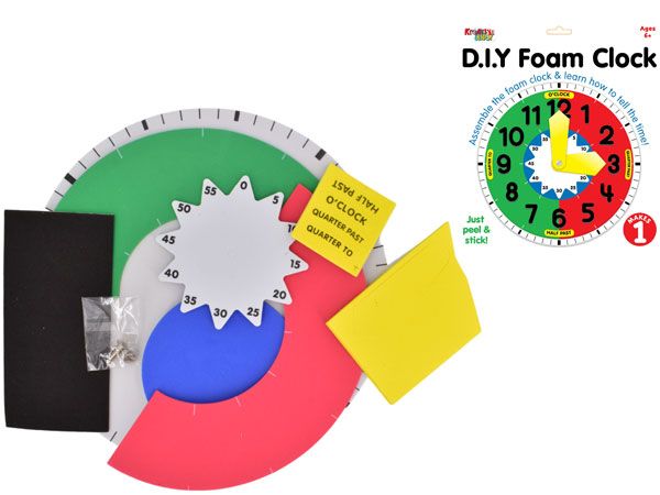 Wholesale Kids Craft | Maky Your Own Foam Clock