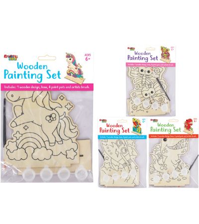 Kreative Kids Wooden Painting Set...Assorted Picked At Random | TY1315