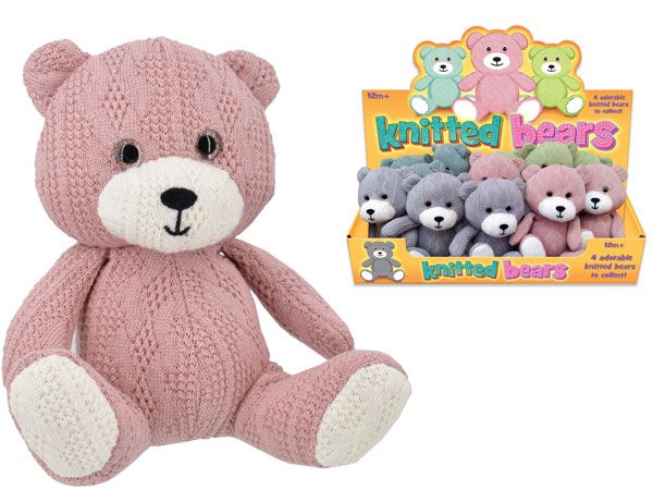 Knitted Sitting Bear | Wholesale Soft Toys | Trade