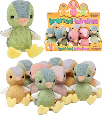 14cm Knitted Birdie... Assorted Colours Picked At Random