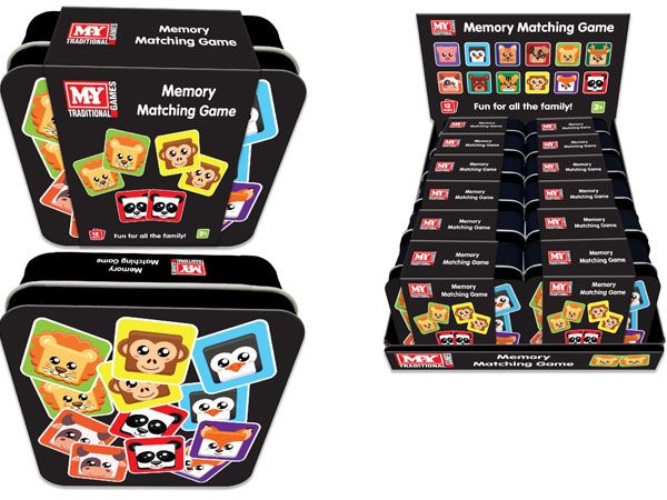 M.Y Traditional Games - Memory Matching Game In Tin