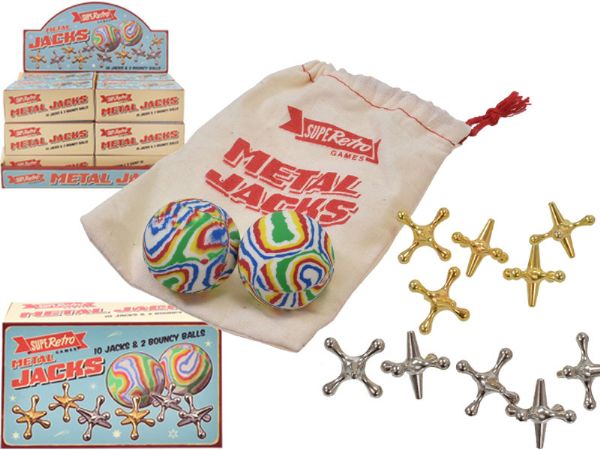 Traditional Metal Jacks Game | Wholesale Retro Toys