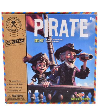 World Of Science Pirate Dig Excavation Kit