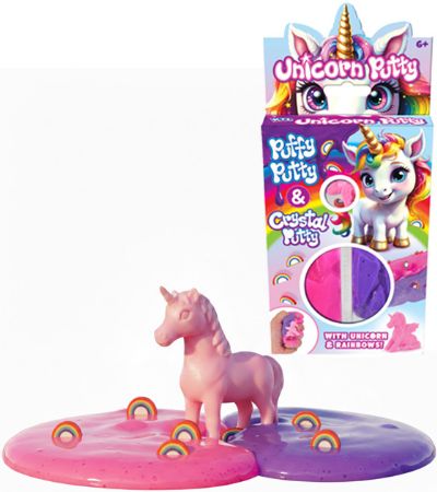 Unicorn Putty Set With Unicorn & Rainbows