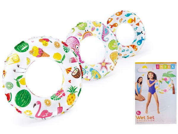 Intex 20 inch Lively Print Swim Rings - Assorted Designs, Picked At Random