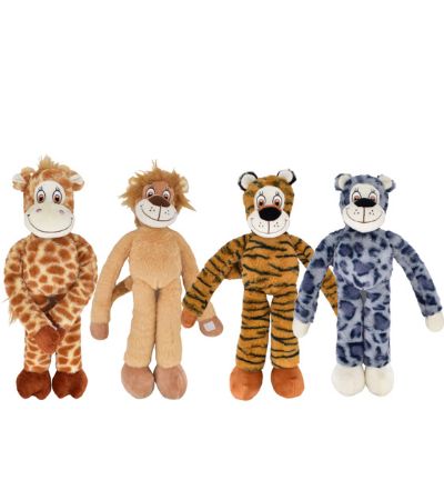 44cm Plush Hanging Wild Animal...Assorted Designs