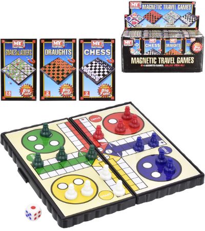 24x M.Y Assorted Magnetic Travel Games In Display Unit