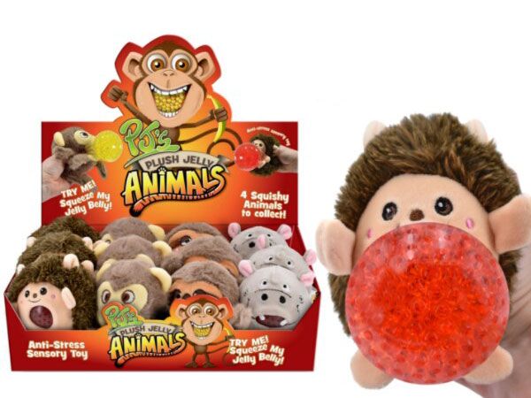 12x Plush Jelly Animals Squeezers | TY5909