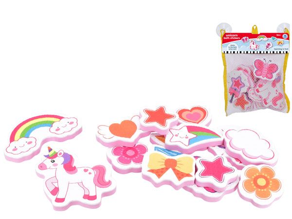 16pce EVA Bath Toys - Unicorn Design | TY5953