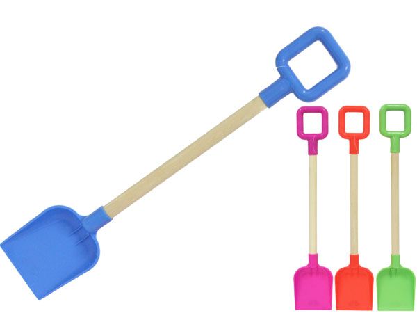20''/50cm Wooden Handled Sand Spade...Assorted Picked At Random