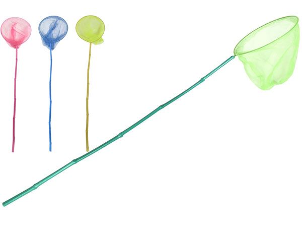 50x Coloured 110cm Bamboo Fishing Net - PVC Coated