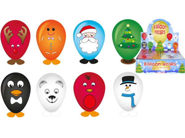 Wholesale Christmas Balloon Heads | Bulk Buy