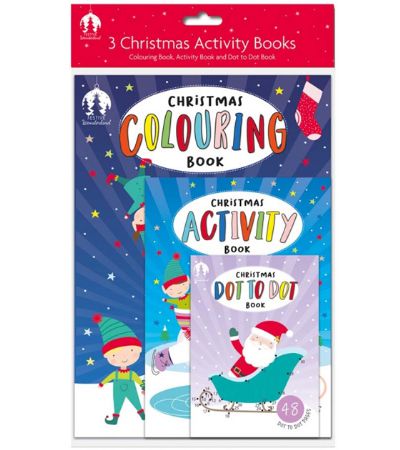 Artbox 3 Pack Christmas Activity Books
