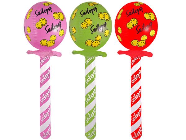 Inflatable 72cm Lollipop, Assorted Picked At Random