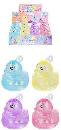 12x Sparkly Duck Squeeze Toy With Sugar Filling
