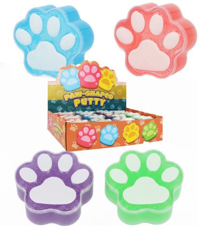 24x Paw Shaped Putty In Counter Display