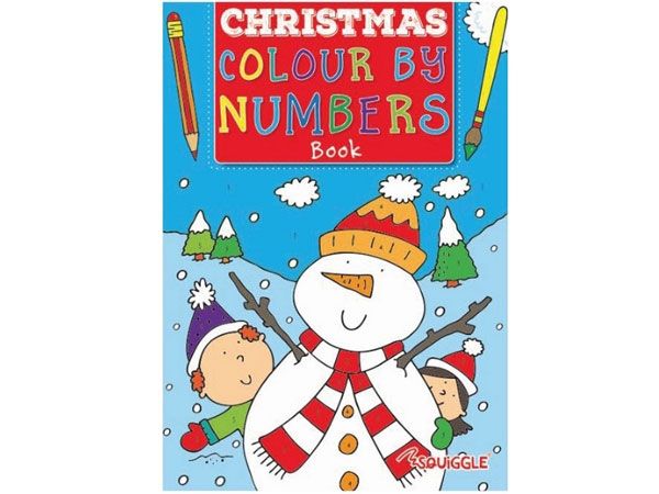 Squiggle Christmas Colour By Numbers Book | P2944