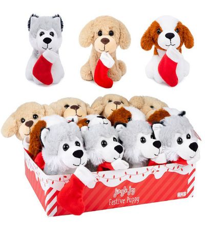 Jingle Joy Festive Puppy...Assorted Picked At Random | R01-1734-A