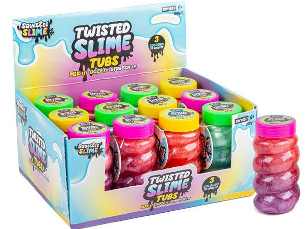 Wholesale Kids Squeeze Slime Tubs | Pocket Money Toys