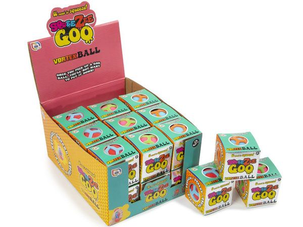 24 x Toy Hub SqueeZee Goo Vortex Balls