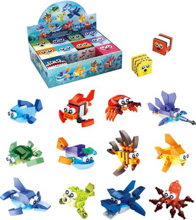 12x Seaworld Blocks Kit In Counter Display