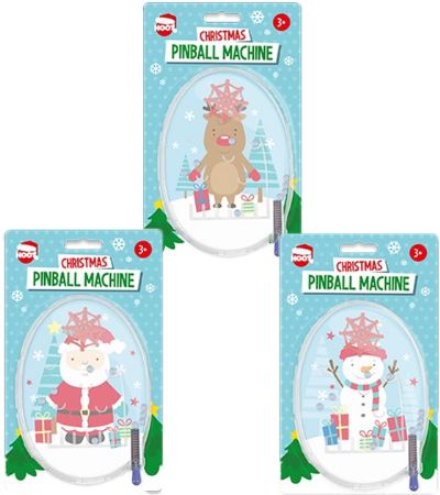 Christmas Pinball Machine, Assorted Designs