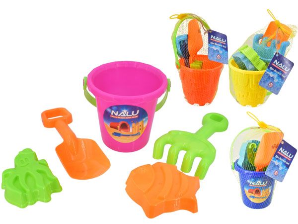 Wholesale childrens Beach Bucket Set | 5 Piece