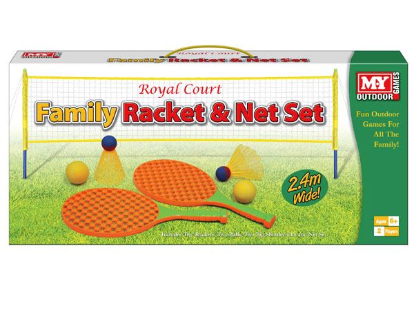 M.Y Royal Court Family Tennis Racket And Net Set