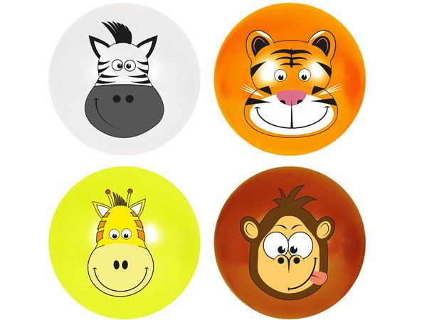 Wholesale Beach Balls | Jungle Face Design | Bulk